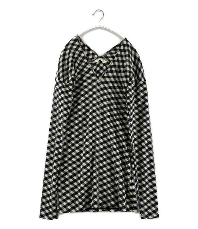 ビューティフルピープル 長袖ワンピース milanese jersey V neck top 2022AW 1235310015 レディース SIZE 34 beautiful people 中古の通販は