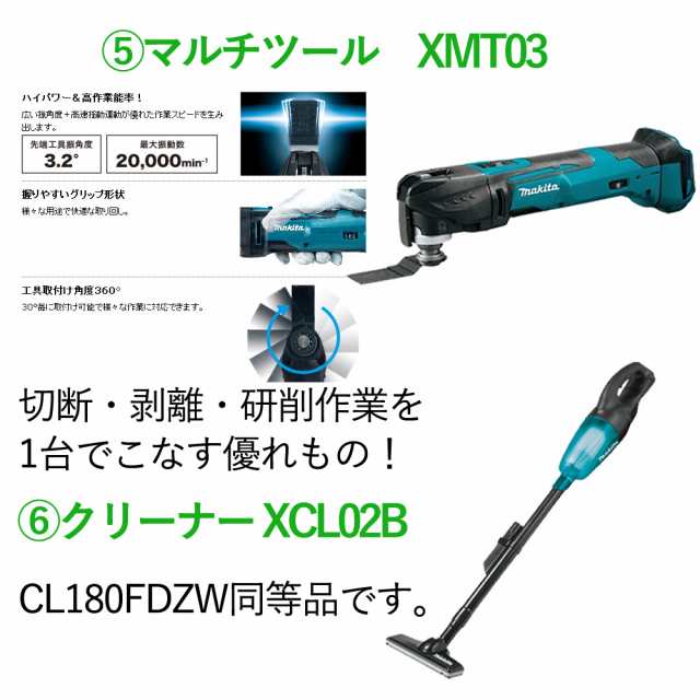 マキタ 電動工具 11点 セット 18v インパクト ドライバー 丸のこ レシプロソー ドリルドライバー マルチツール クリーナー ブロワ バの通販はau Pay マーケット アメリカンツールズ Au Pay マーケット店