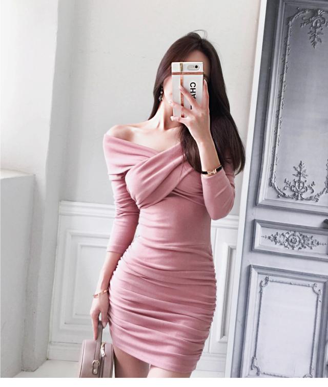 オフショルワンピース ミニ丈ワンピース クロスデザイン タイトワンピース セクシー ハイウエスト ミニドレス パーティーの通販はau Pay マーケット ブランニュー S Shop