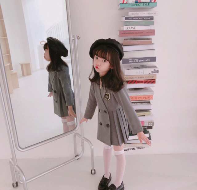 キッズ ワンピース 長袖 ワンピース 制服 韓国 子供服 可愛い ワンピース シャツワンピ スカート 可愛い ワンピース 韓国 衣装 春 秋 冬 の通販はau Pay マーケット 天使のドレス屋さん