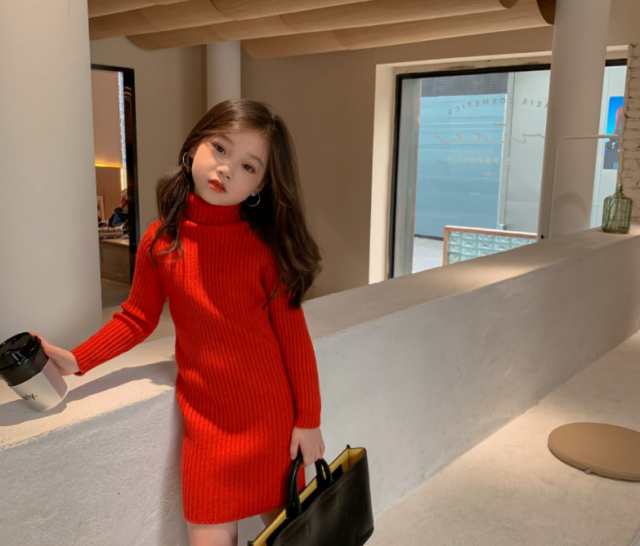 子供 ワンピース 長袖 ワンピース ニット ワンピース 韓国 子供服 可愛い ワンピース シャツワンピ スカート 可愛い ワンピース 韓国 衣装 春  秋 冬 返品交換不可 エンジェルローブヴィセ プチヴィセ petit visee｜au PAY マーケット