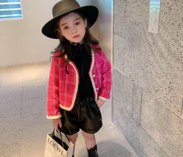 キッズ ジャケット ピンク アウター 子供服 ツイード ジャケット おしゃれ 韓国 子供服 可愛い ワンピース 可愛い ワンピース 韓国 衣装 の通販はau Pay マーケット 天使のドレス屋さん