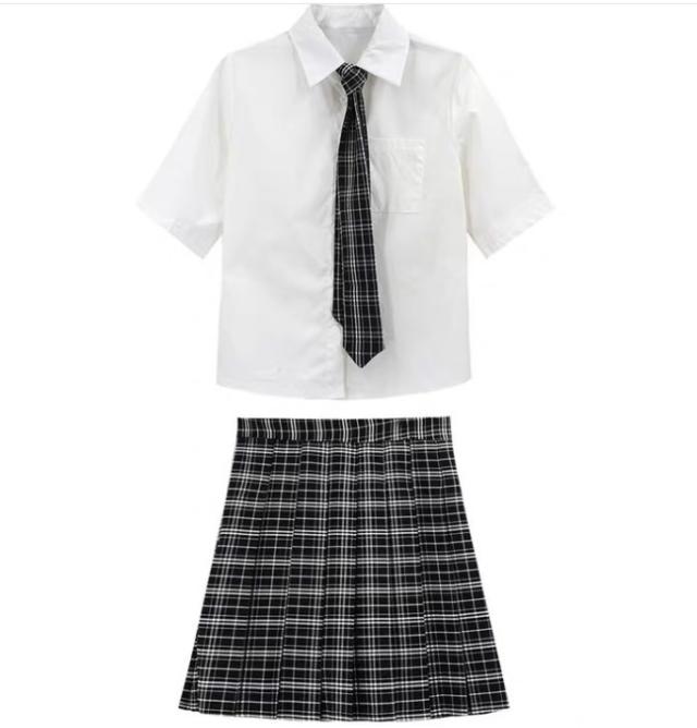 制服 セット シャツ 半袖 スカート ネクタイ 韓国制服 可愛い トップス 韓国 レディース 春 夏 白 トップス 返品交換不可 エンジェルローの通販はau Pay マーケット 天使のドレス屋さん