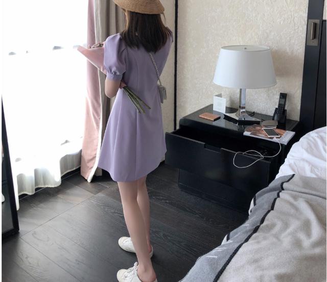 レディース ワンピース 可愛い パープル 紫 ワンピース 韓国 レディース 春 夏 韓国 アイドル 衣装 ネコポス可能 返品交換不可 エンジェの通販はau Pay マーケット 天使のドレス屋さん