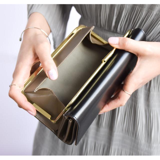 長財布 レディース ブランド がま口 赤 おしゃれ 大人可愛い 女の子 かぶせ かわいい カード 大容量 きれいめ 黒 小銭入れ シンプルの通販はau Pay マーケット スロウファイン