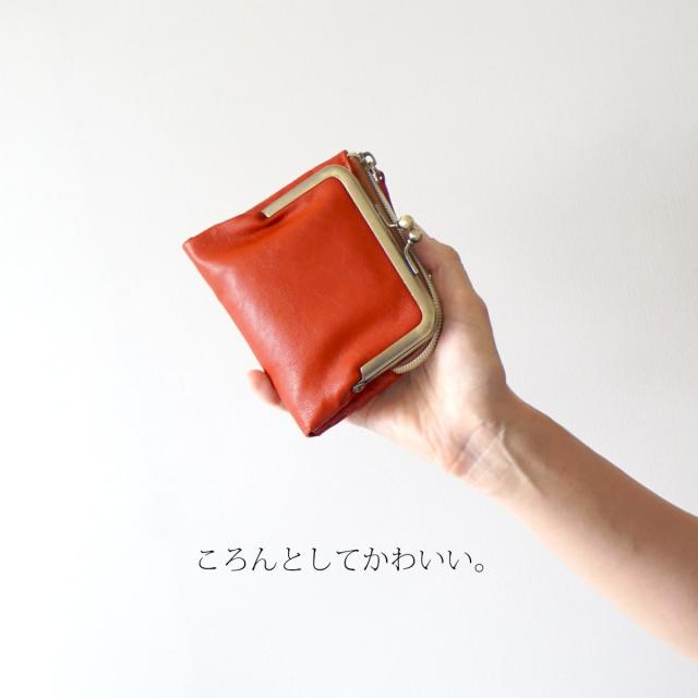 がま口 財布 レディース コンパクト ミニマリスト 柔らかい 口金 小銭入れ 二つ折り ミニ財布 薄い 軽量 折りたたみ おしゃれ お守り かの通販はau Pay マーケット スロウファイン