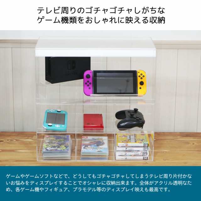 3Aカンパニー アクリルディスプレイケース Lサイズ スイッチ対応 アクリルスタンド レトロコレクションケース W440×H435×D225mm  RCC-DI｜au PAY マーケット