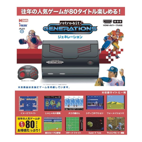 送料無料 レトロビット ジェネレーション1 80タイトル収録 Jnnex Retrobit アーケード スーパーファミコン ファミコンタイトル収録の通販はau Pay マーケット アダチカメラ