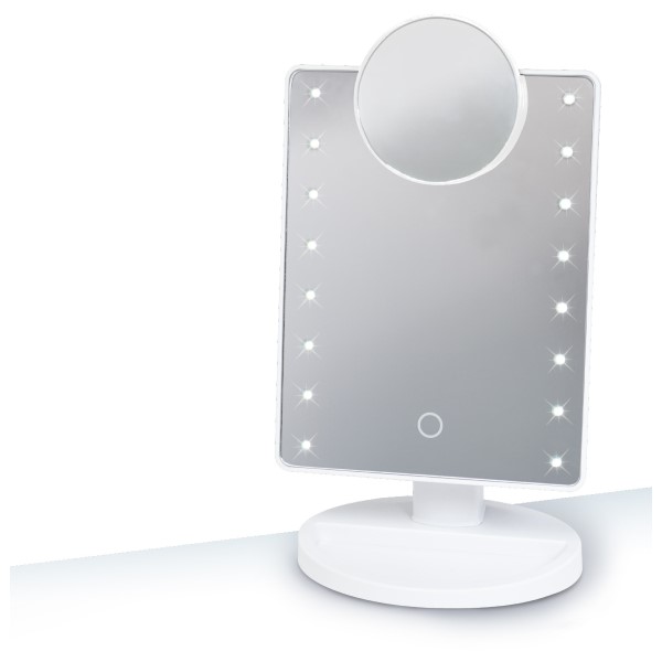送料無料 メイクアップミラー 16led拡大鏡付き 女優ミラー 化粧鏡 卓上ミラー Hac53 おしゃれ Ledブライトミラー スタンドミラーの通販はau Pay マーケット アダチカメラ