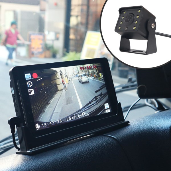 トラック・トレーラー・バス用ドライブレコーダー 15mケーブル 業務用 フルHD ドラレコ サンコー SDRFTWRC 【送料無料】の通販は 18,800円