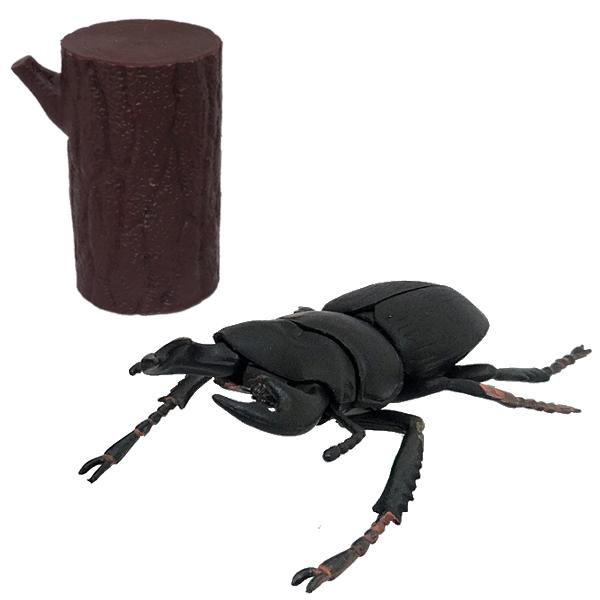 フィギア 昆虫 ヒラタクワガタ 特大 極めて精巧 美術品