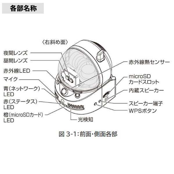 ソリッドカメラ ワイヤレスセキュリティカメラ パン・チルト フルHD IPカメラ Viewla IPC-07FHD-T2 防犯カメラ  ネットワークカメラ 防犯 ｜au PAY マーケット