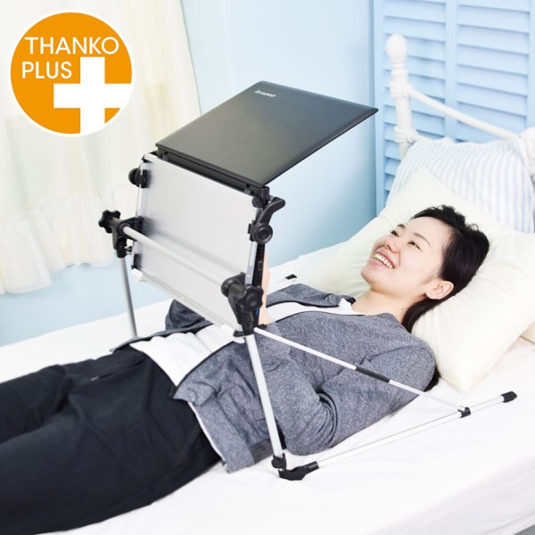 超軽量折りたたみ式 仰向けゴロ寝デスク2 寝ながらスマホ・タブレット・ノートPC対応スタンド サンコー TKGORODK パソコン スマホ タブレット スタンド デスク 【送料無料】の通販は