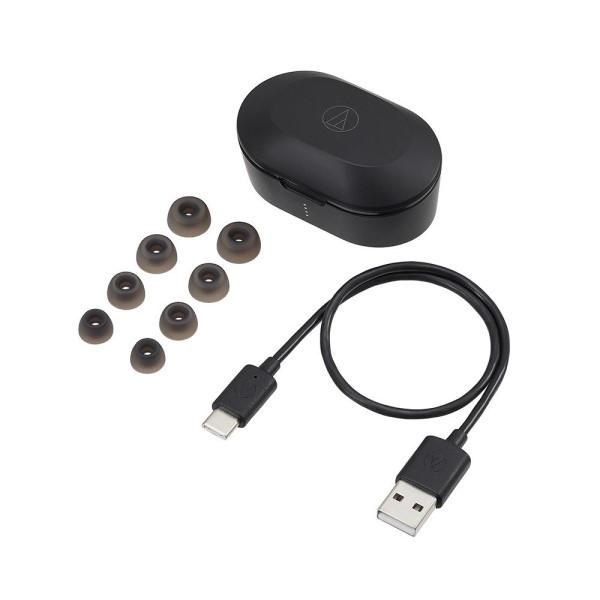 オーディオテクニカ Bluetooth フルワイヤレスイヤホン ブラック SoundReality ATH-CKR70TWBK 完全ワイヤレス トゥルーワイヤレスイヤホン 送料無料_3