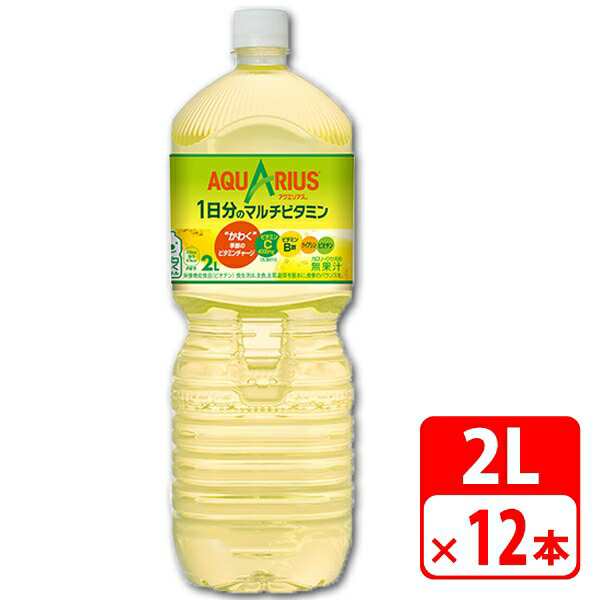 コカ・コーラ　アクエリアス　ゼロ　２Ｌ　ペットボトル　１セット（１２本：６本×２ケース）