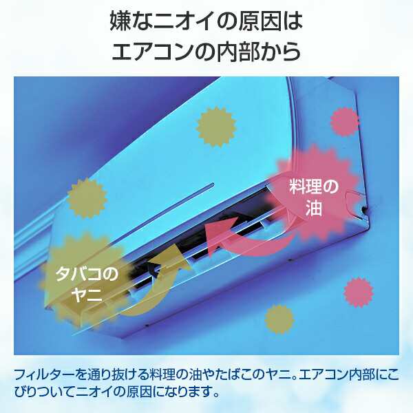 エアコン掃除スプレー くうきれい 4台用 エアコンアルミフィン洗浄剤