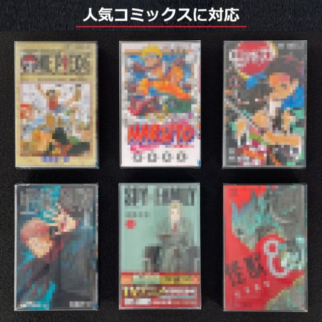 コミックス 新書判 ブックコレクションケース 100枚 ディスプレイ用 マンガ 単行本 コミック クリアケース 高透明 簡単組立 PP素材 日本製 3Aカンパニー BCC-COMICCASE-100P 送料無料_3