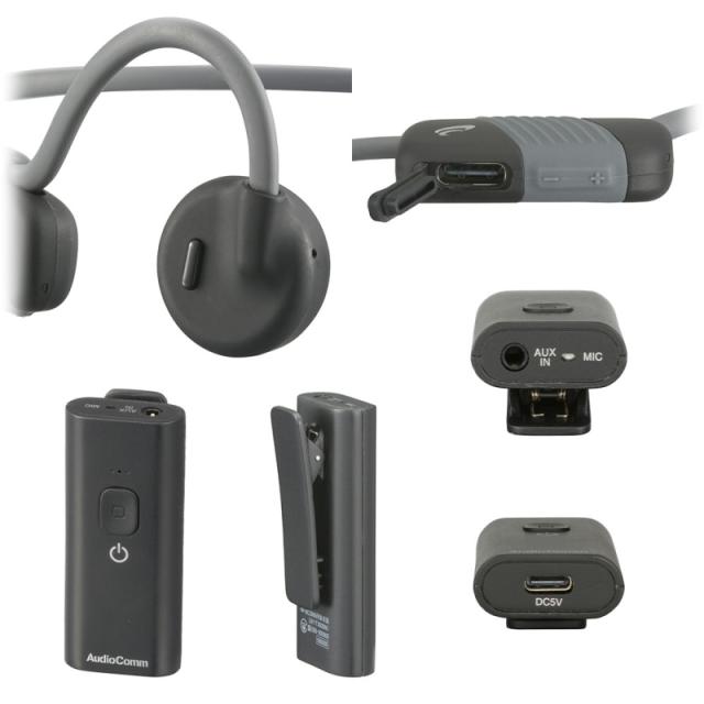 OHM 骨伝導イヤホン＋集音器セット 03-1700 HP-BC500N 送料無料_1