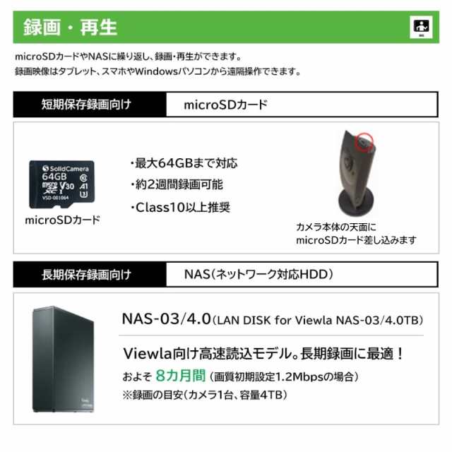 ソリッドカメラ ワイヤレスセキュリティーカメラ ワイドアングル フルHD IPカメラ 無線 防犯カメラ Viewla IPC-09WP2  送料無料の通販はau PAY マーケット - スリーエーダイレクト auPAYマーケット店 | au PAY マーケット－通販サイト