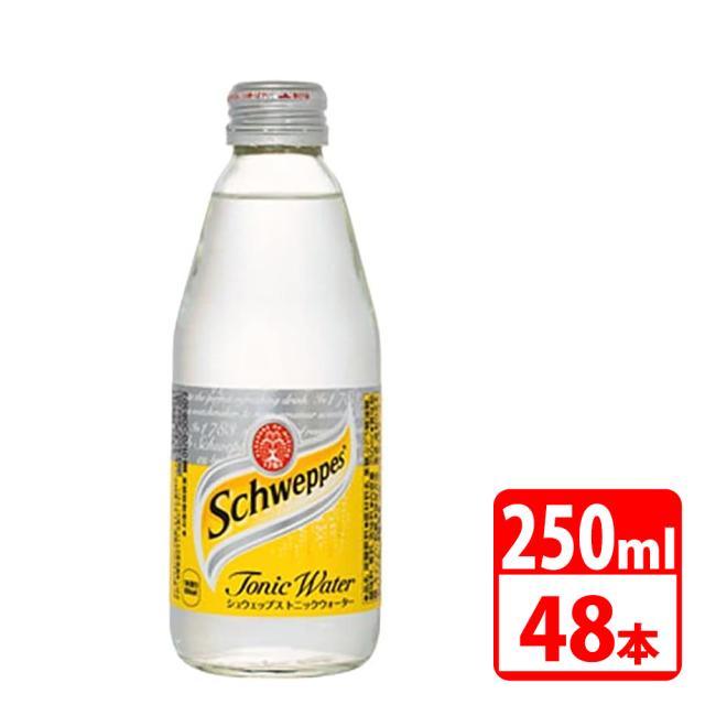 シュウェップストニックウォーター 250mlOWB 48本（24本入×2ケース） コカコーラ 【代引き不可】【送料無料】の通販は