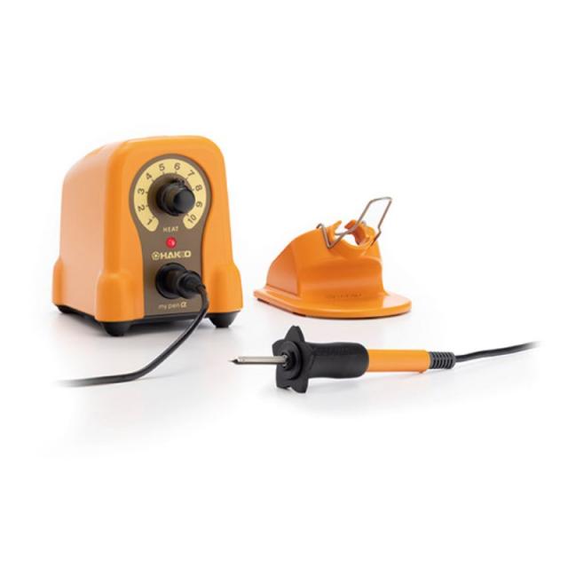 白光 ウッドバーニング入 温度調節機能付 電熱ペン マイペンアルファ ハンダごて 半田ごて ハッコー FD210-01 送料無料