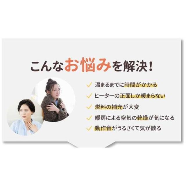 サンコー カーボンヒーター ちょい置きできる 速暖ヒーター 暖房 全方位 エアコン ストーブ 300w 600w 持ち運び 寝室 書斎 ホワイト ベージュ HTCABUHIV 送料無料_2