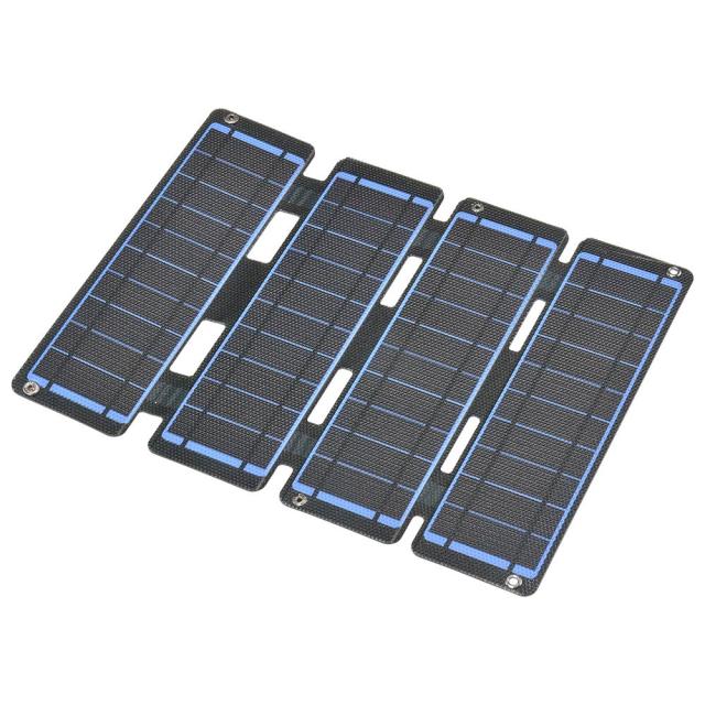 ソーラーパネル充電器 折り畳み式 USB2ポート 14W IP65 OHM 05-1174 BT-JS14AA1 送料無料
