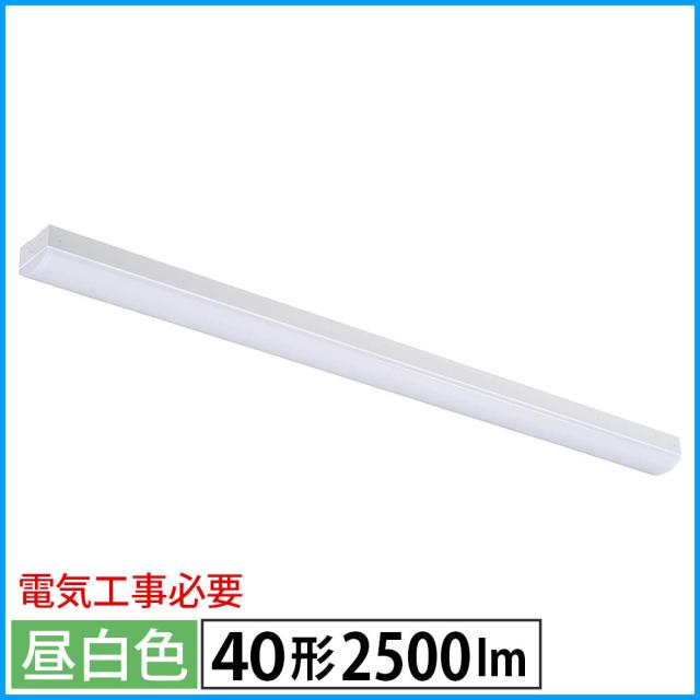 LEDベースライト トラフ形 40形 2500lm 昼白色 OHM 06-4252 LT-BS4200C08N-N 送料無料