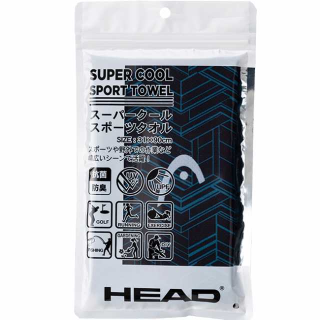 スーパークールスポーツタオル HEAD lecoq 冷感タオル ヘッド ルコック