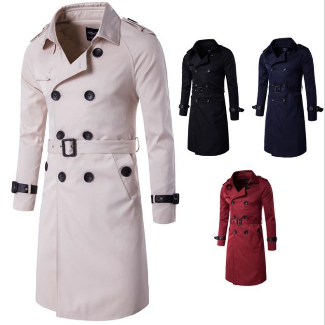 お洒落 メンズコート 極美品 細身オーバ ト 無地 超ロングレンチコート 愛用 4色 の通販はau Pay マーケット すのーぱせり