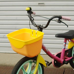 自転車 前カゴ 幼児用 プラスチックバスケット SW-911 FLINGER