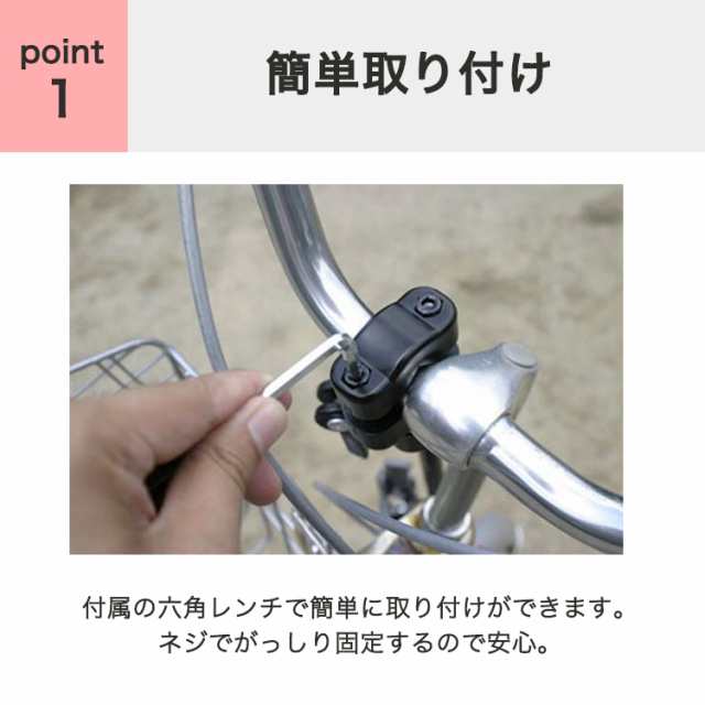 どこでもさすべえ 固定タイプ（レンチ付き） 自転車用 傘スタンド 傘