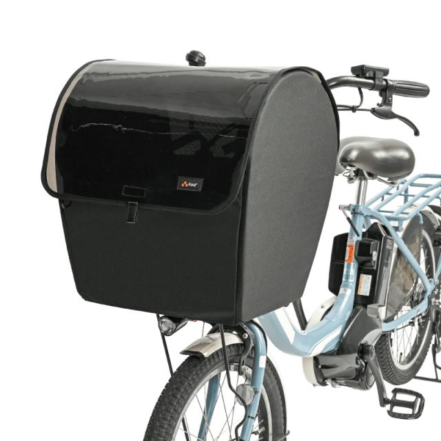 川住製作所 ペットインバスケットカバー KPET-110CG/CL 自転車 前かご ペットキャリー カバー 小型犬用 飛び出し防止 メッシュ付き 防水 取付簡単 K-PET100後継品 レギュラータイプ ワイドかごタイプ_15