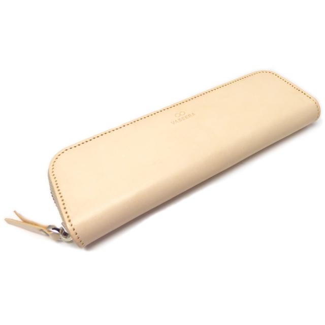 植物タンニン鞣し牛革 白ヌメ革 ラウンドファスナー ペンケース 筆箱 筆入れ シンプル メンズ レディース La 301 の通販はau Pay マーケット アクセサリー Vaseera ヴァシーラ