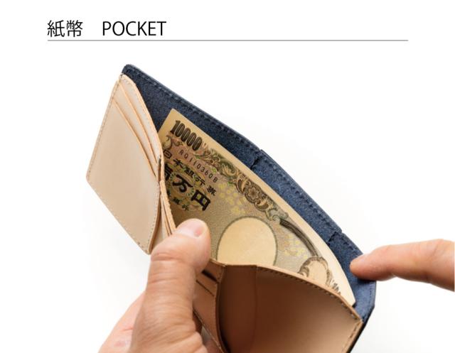 三つ折り財布 メンズ ブライドルレザー 本革 財布 トーマスウェア社