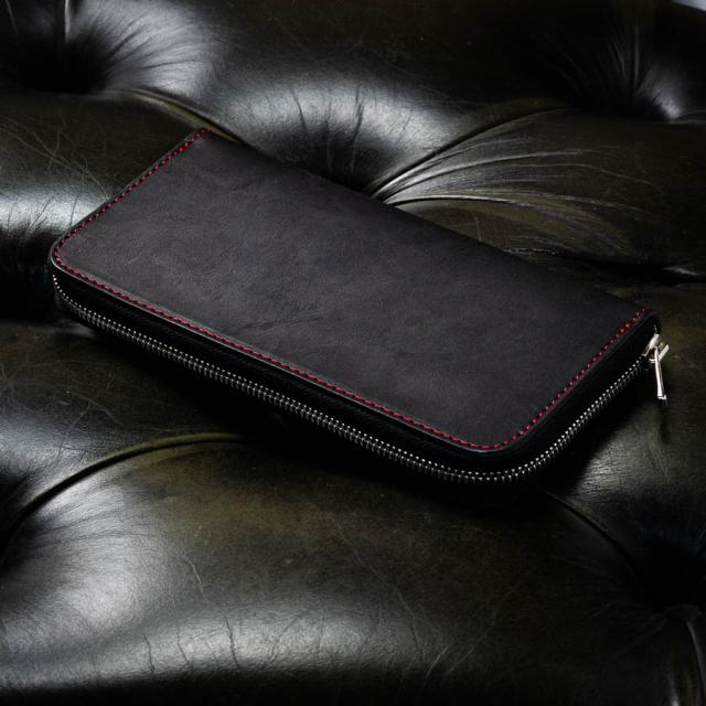 長財布 ラウンドファスナー メンズ 本革 栃木レザー PELLEZA 財布