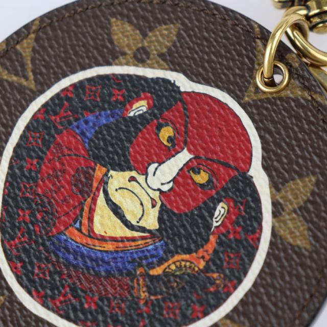 美品 LOUIS VUITTON ルイ ヴィトン ポルトクレ イリュストレ