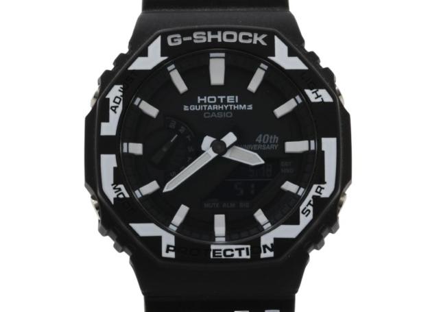 CASIO カシオ 腕時計 G-SHOCK 布袋寅泰コラボレーションモデル ANALOG-DIGITAL 2100 Series GA-2100HT-1AJR ブラック系 カーボンファイバー強化樹脂／樹脂 メンズ アナデジ 超美品【本物保証】