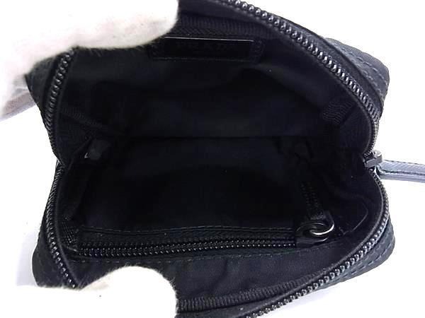 美品 PRADA プラダ ポーチ ミニポーチ 1NA339 ブラック ナイロン  