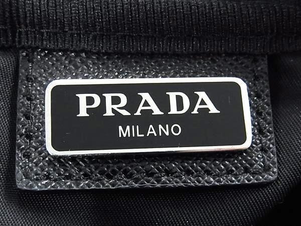 美品 PRADA プラダ ポーチ ミニポーチ 1NA339 ブラック ナイロン  