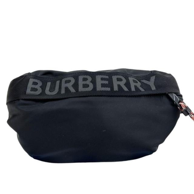 BURBERRY バーバリー ボディバッグ SONNY ソニー 8025668 ブラック系 ナイロン ユニセックス 美品【本物保証】