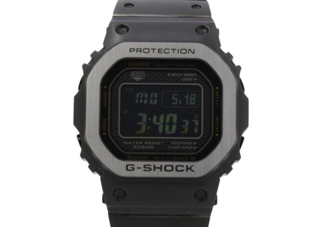 CASIO カシオ 腕時計 G-SHOCK FULL METAL 5000 SERIES GMW-B5000MB-1JF ブラック系 ステンレススチール メンズ デジタル 美品【本物保証】
