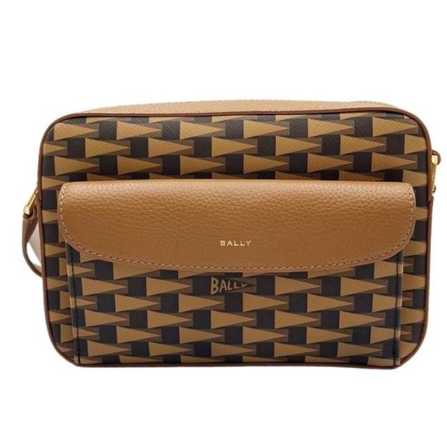 BALLY バリー ショルダーバッグ PENNANT DANIEL ブラウン ブラック系
