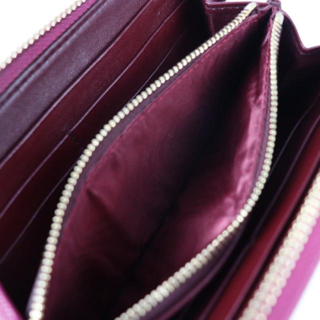 超美品 BVLGARI ブルガリ ブルガリブルガリ 286311 長財布 レザー HEATHER AMETHYST ピンク系 ラウンドファスナー【本物保証】_6