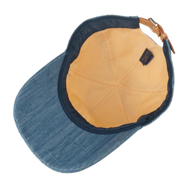 超美品 LOUIS VUITTON ルイ ヴィトン 帽子 キャップ・モノグラム コンステレーション M7136L ブルー系 コットン72％ ポリエステル26％ ポリウレタン2％ メンズ【本物保証】 超美品 LOUIS VUITTON ルイ ヴィトン 帽子 キャップ・モノグラム
