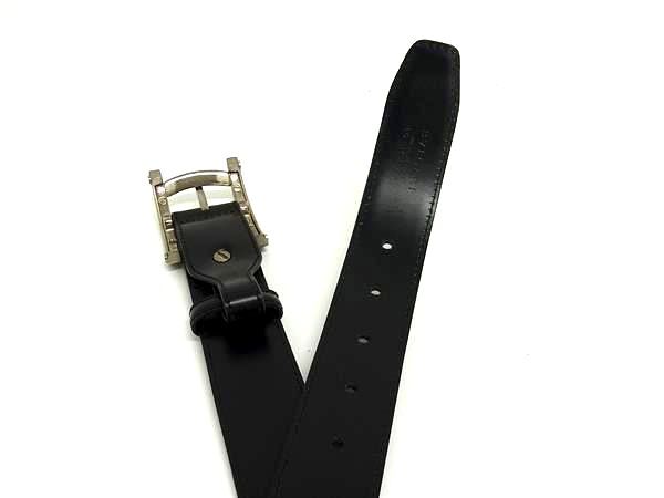 ブルガリ BVLGARI メンズ ベルト ブラック 29716 LEATHER ブルガリ