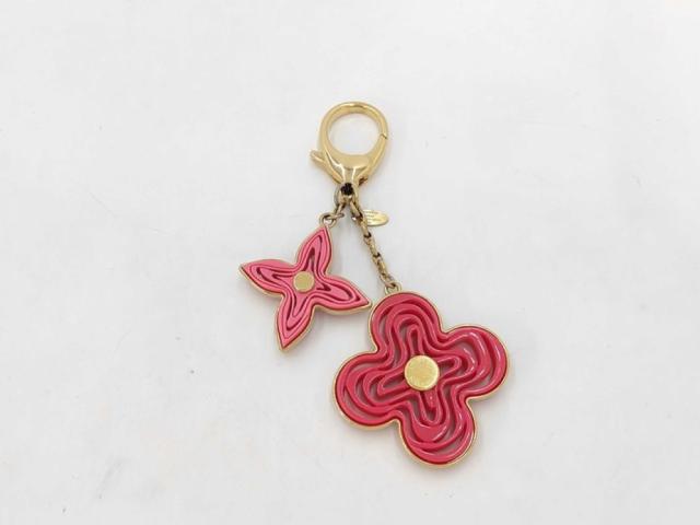 LOUIS VUITTON ルイヴィトン キーホルダー ビジューサックナイフ M66913 ピンク ゴールド系 メタル レディース 美品【本物保証】_4