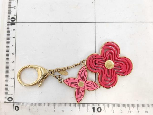 LOUIS VUITTON ルイヴィトン キーホルダー ビジューサックナイフ M66913 ピンク ゴールド系 メタル レディース 美品【本物保証】_5