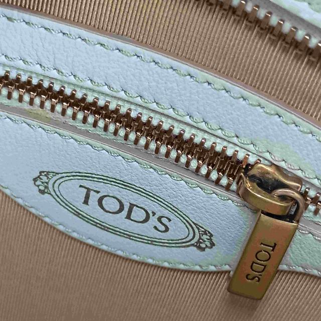TOD'S トッズ ショルダーバッグ オーボエ ラージ - ホワイト系 レザー レディース Tタイムレス トートバッグ ゴールド金具 超美品【本物保証】_8