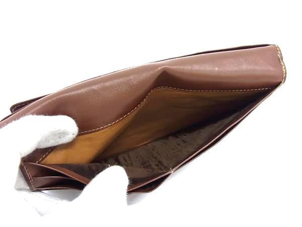 GUCCI グッチ 財布 オールドグッチ 035 001 0091 ブラウン オーストリッチ ユニセックス ロゴクリップ 二つ折り 長財布 ゴールド金具【本物保証】 GUCCI グッチ 財布 オールドグッチ 035 001 0091 ブラウン